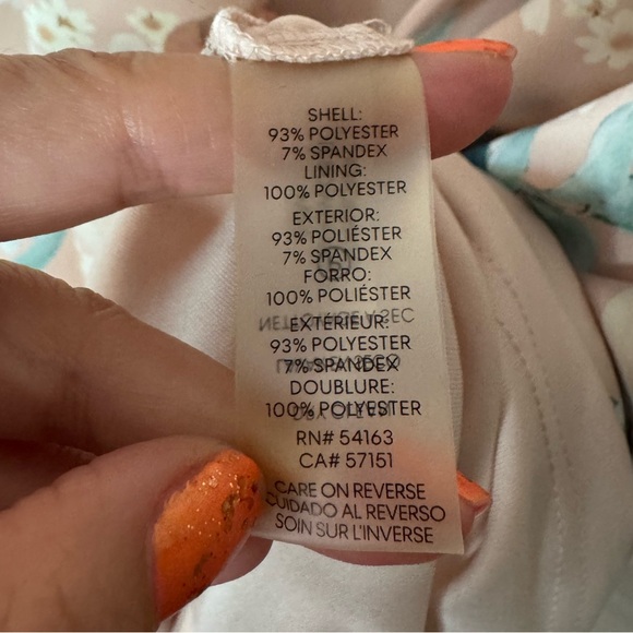 CALVIN KLEIN 🌸 Sleeveless Floral Sheath Dress in Blush 💖 (Size 4) - Picture 9 of 10